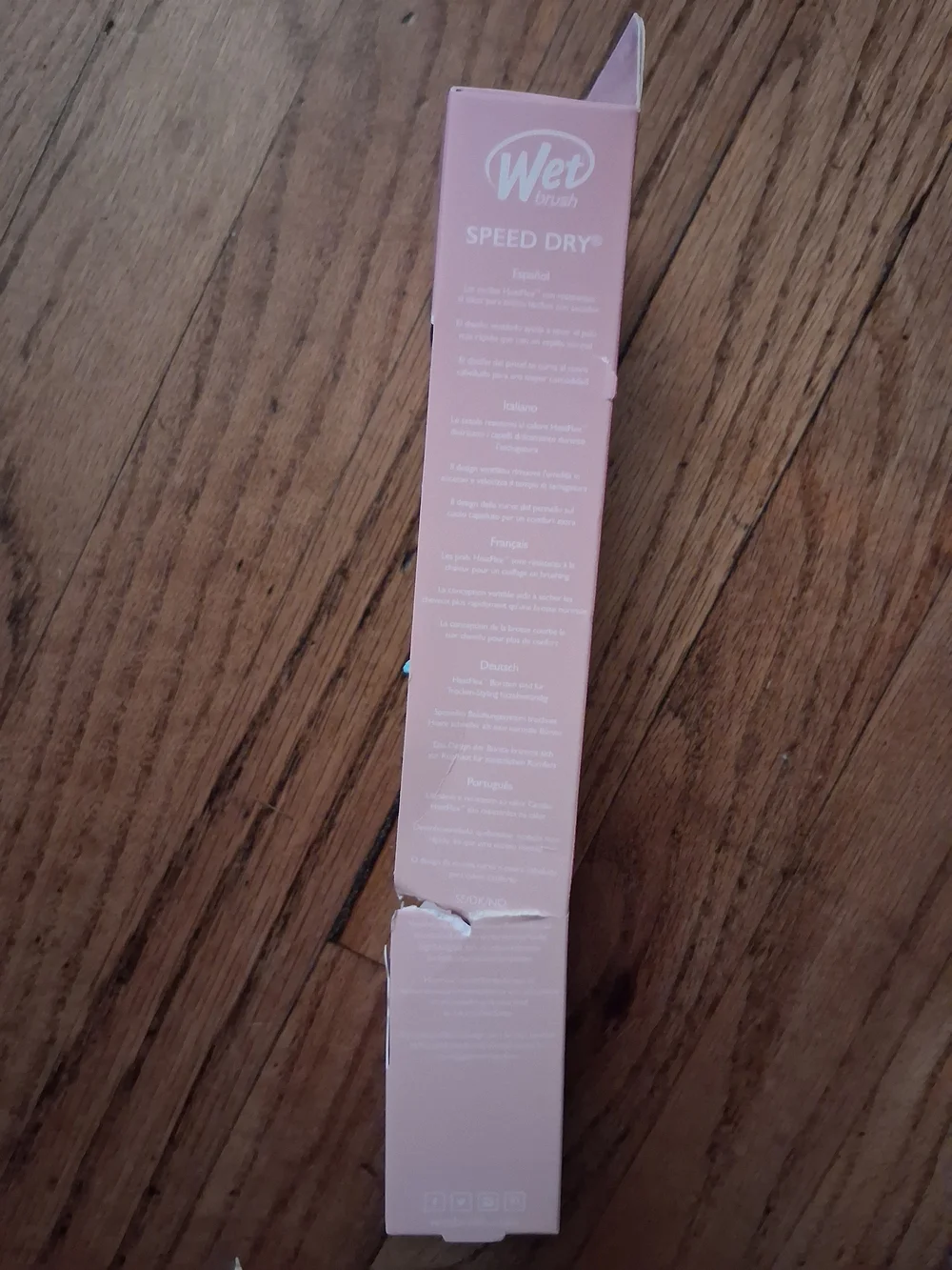 Wet Brush Treasured Waters Speed Dry Vent Brush - Pink/Blue